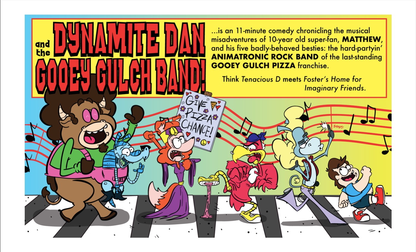 Dynamite Dan character artwork page 1