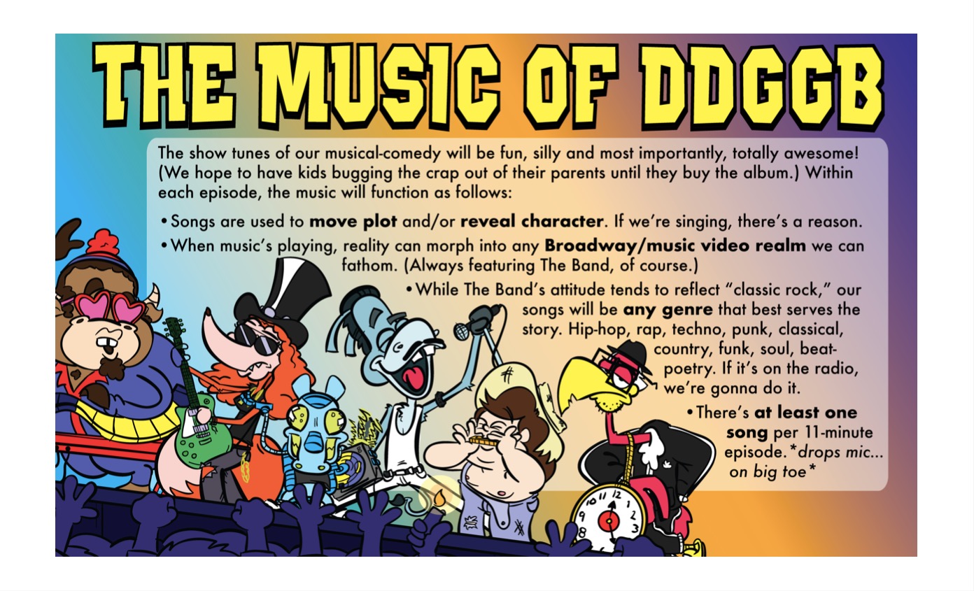 Dynamite Dan character artwork page 2