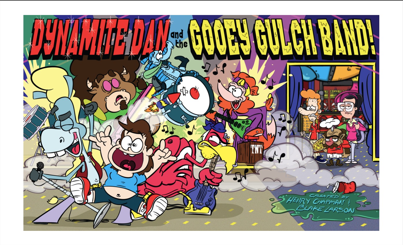 Dynamite Dan character artwork page 3