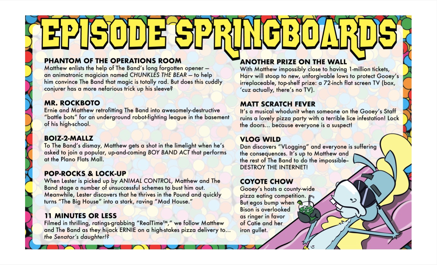 Dynamite Dan character artwork page 4